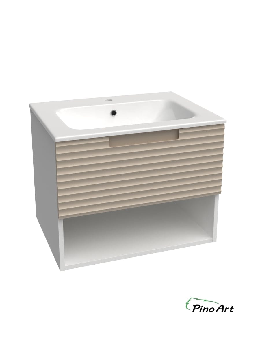 Lavabo sa ormarićem PIEDRA Beige 60x46 cm Lavabo sa ormarićem PIEDRA Beige 60x46 cm