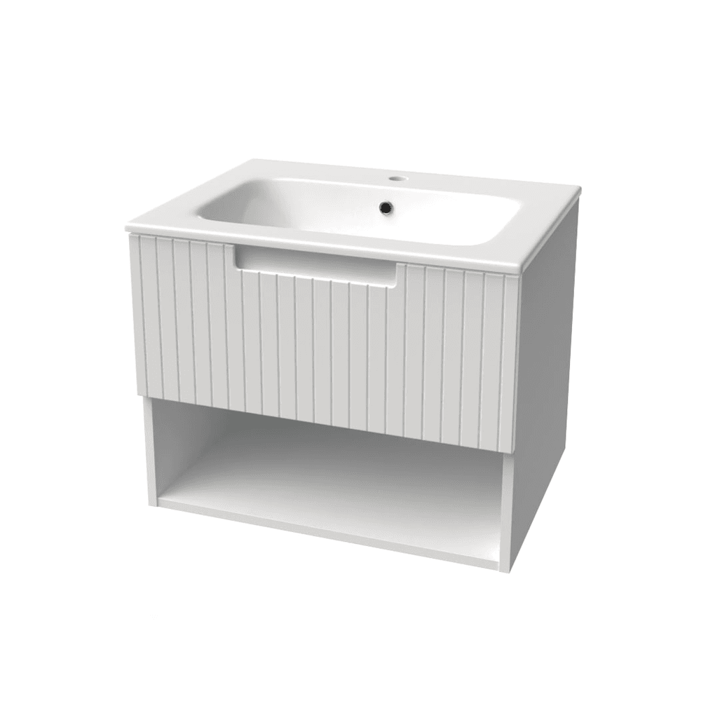 Lavabo sa Ormarićem PIEDRA White 60x46 V Lavabo sa Ormarićem PIEDRA White 60x46 V