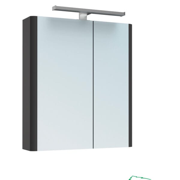 Ogledalo sa ormarićem LUXOR Antracite Art 60 cm