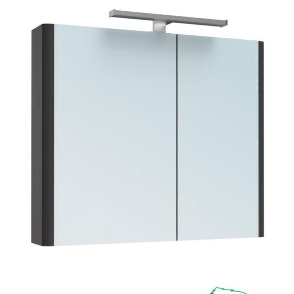Ogledalo sa ormarićem LUXOR Antracite Art 80 cm
