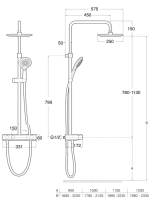 Termostatska Usponska Baterija ROCA Index T-Switch