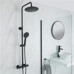 Crna Usponska Baterija ROCA Vega Plus - Rain Shower Black