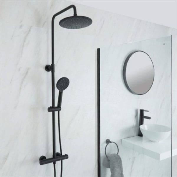 Crna Usponska Baterija ROCA Vega Plus - Rain Shower Black