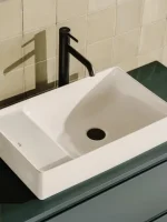 Visoka Crna Baterija za Lavabo ROCA ONA Black