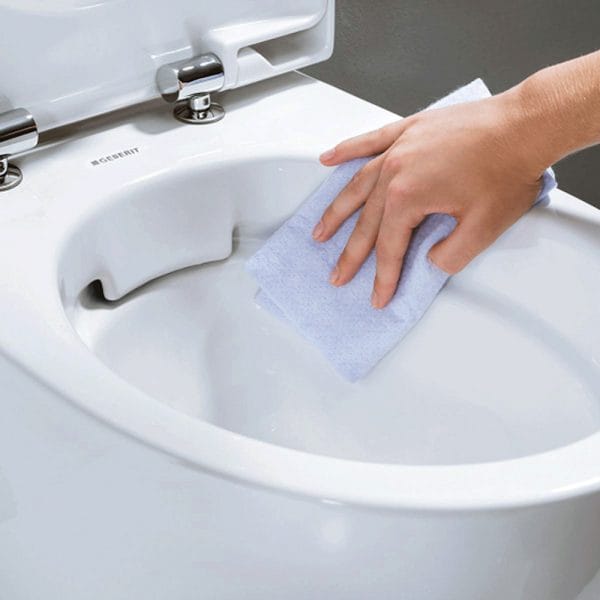 GEBERIT WC šolja konzolna iCon COMPACT Rimfree sa Soft Close WC daskom