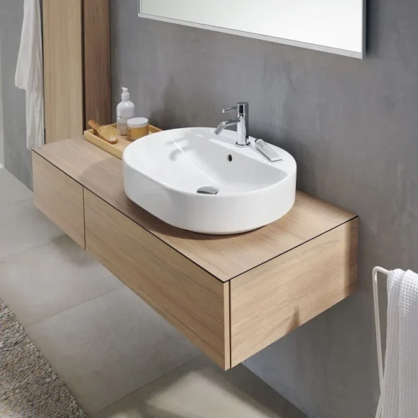 GEBERIT Nadgradni Lavabo VariForm Elipsasti 60x45 cm