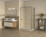 Tuš Kabina 100x70 Atlas PRO sa fiksnim bočnim staklom