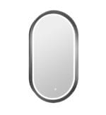 LED Ogledalo za kupatilo Gunmetal 57 Ovale 50x90 LED Ogledalo za kupatilo Gunmetal 57 Ovale 50x90