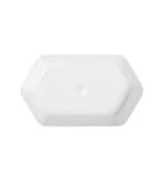 Nadgradni lavabo Hexagon 61x36 White Matte