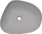 Nadgradni lavabo Tear 58x47 Grey Matte