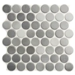Dekorne granitne pločice Circle Glossy Grey - 30,9x30,9
