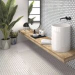 Dekorne granitne pločice Circle Glossy Calacatta - 30,9x30,9