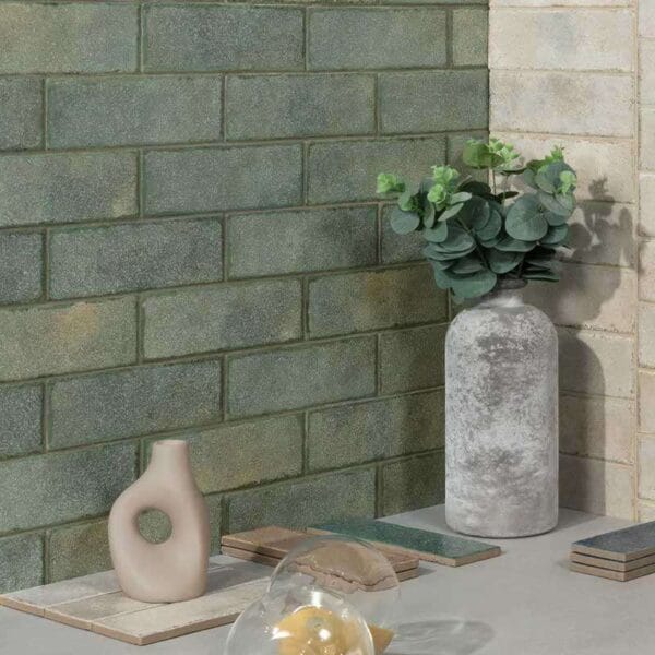 Dekorne zidne pločice Torino Verde - 6,5x20