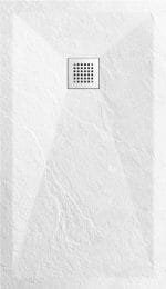 Tuš Kada Copen Slate 100x70 White sa Inox rešetkom Tuš Kada Copen Slate 100x70 White sa Inox rešetkom