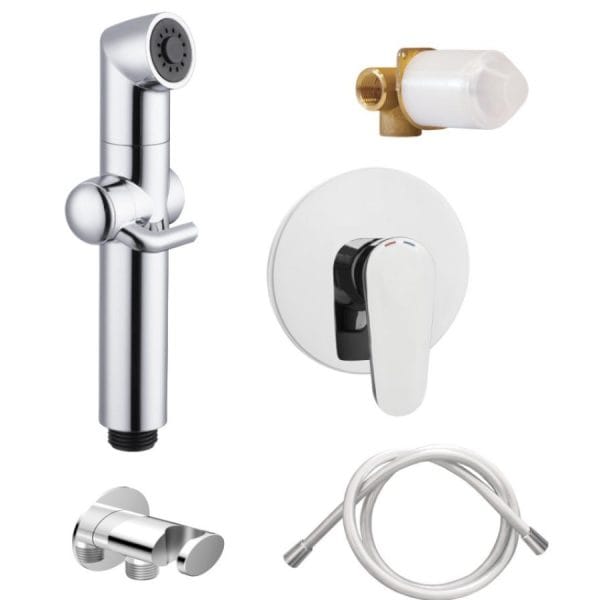 Higijenski Tuš Set Herz Infinity - Hrom