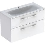 GEBERIT Lavabo sa Ormarićem SELNOVA Square 100x50 BELI GEBERIT Lavabo sa Ormarićem SELNOVA Square 100x50 BELI