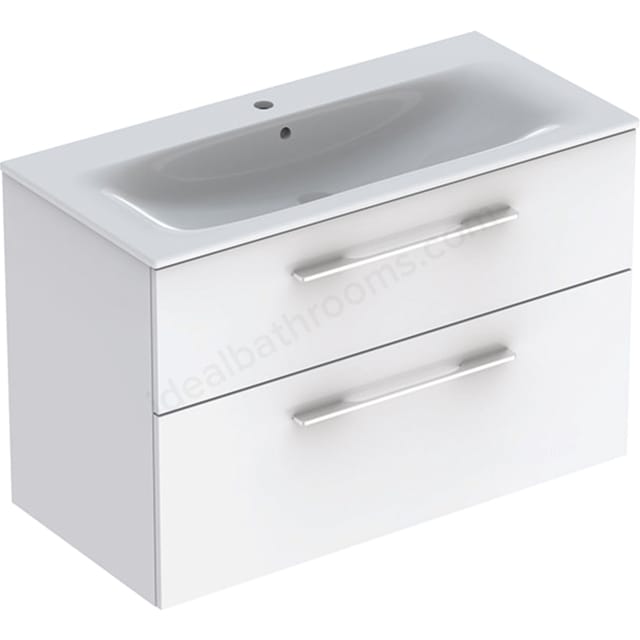 GEBERIT Lavabo sa Ormarićem SELNOVA Square 100x50 BELI GEBERIT Lavabo sa Ormarićem SELNOVA Square 100x50 BELI