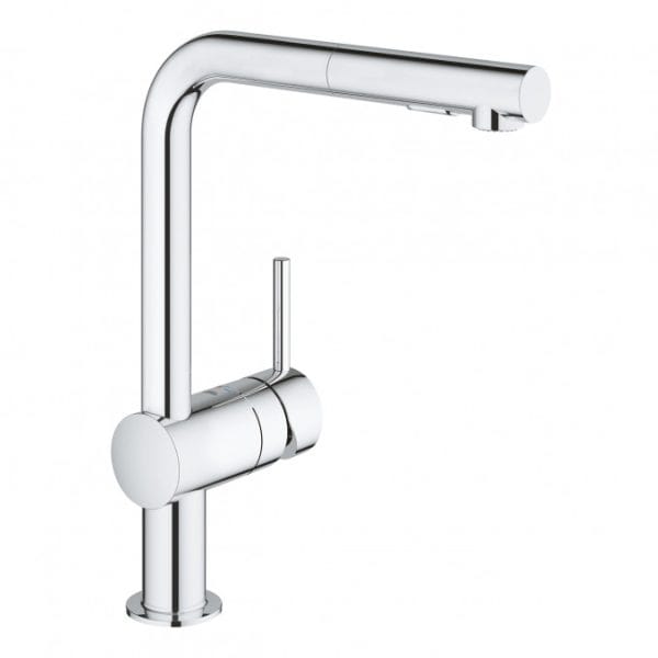 GROHE Baterija za Sudoperu MINTA sa izvlačećim tušem - 2 cevi