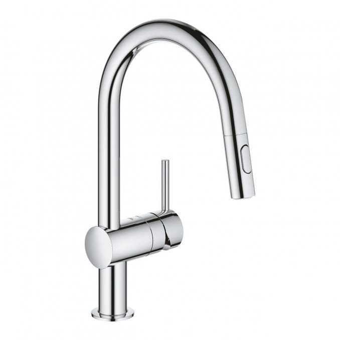 GROHE MINTA Baterija za Sudoperu sa izvlačećim tušem - 2 cevi GROHE MINTA Baterija za Sudoperu sa izvlačećim tušem - 2 cevi