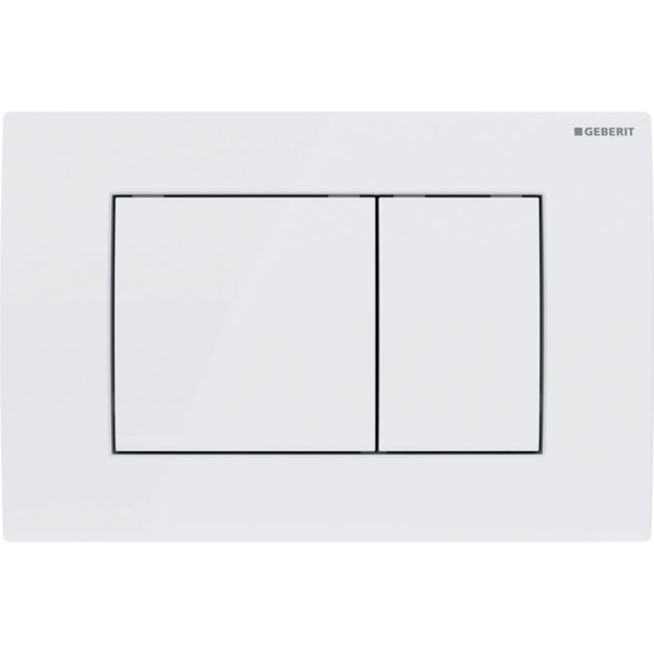 GEBERIT Ugradni Vodokotlić Duofix Basic sa DELTA 20 Square Belom Tipkom