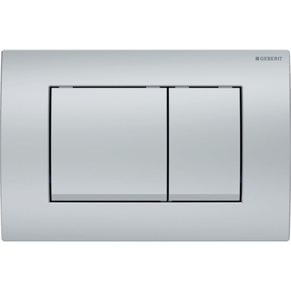GEBERIT Ugradni Vodokotlić Duofix Basic sa DELTA 20 Square Hrom Mat Tipkom