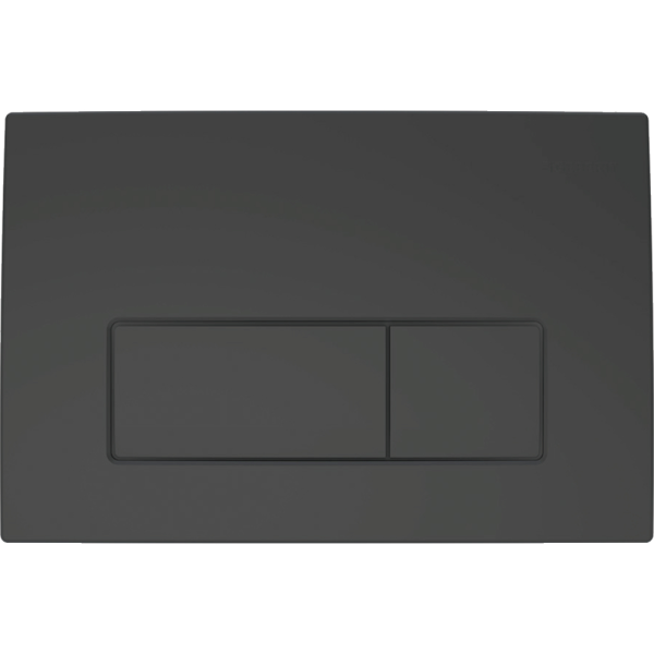 GEBERIT Ugradni Vodokotlić Duofix Basic sa DELTA 50 Square Mat Crnom Tipkom