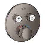GROHE GROHTHERM SmartControl Ugradna Termostatska okrugla Baterija za Tuš Kadu sa 2 funkcije Hard Graphite GROHE GROHTHERM SmartControl Ugradna Termostatska okrugla Baterija za Tuš Kadu sa 2 funkcije Hard Graphite