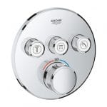 GROHE GROHTHERM SmartControl Ugradna Termostatska okrugla Baterija za Tuš Kadu sa 3 funkcije GROHE GROHTHERM SmartControl Ugradna Termostatska okrugla Baterija za Tuš Kadu sa 3 funkcije