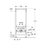 GEBERIT Duofix Ugradni Element za BIDE 111.534.00.2