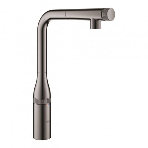 GROHE Essence SmartControl Baterija za Sudoperu sa izvlačećim Tušem Hard Graphite
