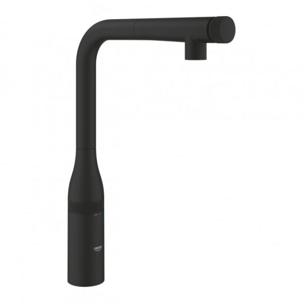 GROHE Essence SmartControl Baterija za Sudoperu sa izvlačećim Tušem Phantom Black