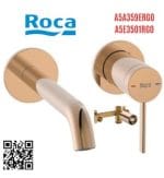 ROCA ONA Ugradna Baterija za Lavabo Rose Gold - Komplet