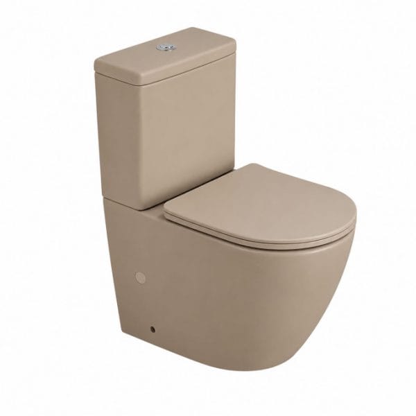 Monoblok WC šolja Bež Perla Compact Cappuccino