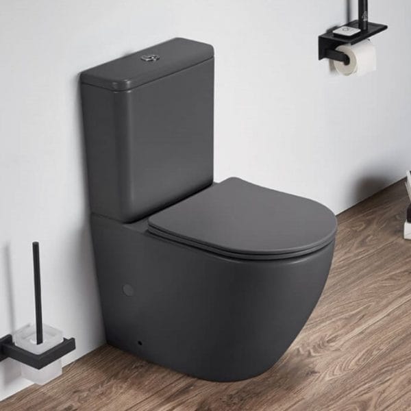 Monoblok WC šolja Siva Perla Compact Dark Grey