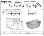 Kolpa San Kada Libretto 160x100 L Ugradna Kolpa San Kada Libretto 160x100 L Ugradna
