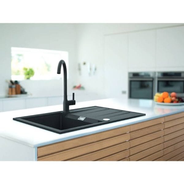 Granitna Sudopera MILO AVANGARD 78x50 sa sifonom - Lava Stone