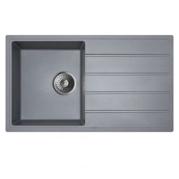 Granitna Sudopera MILO METRO 76x44 sa sifonom - Diamond Grey