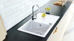 Granitna Sudopera MILO METRO 76x44 sa sifonom - Magnesia White