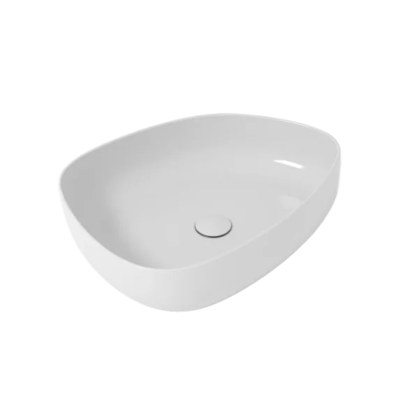 OLYMPIA Metamorfosi Nadgradni Lavabo Shapeless 55x42 - Beli Sjaj