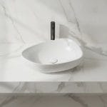 OLYMPIA Metamorfosi Nadgradni Lavabo Shapeless 55x42 - Beli Sjaj