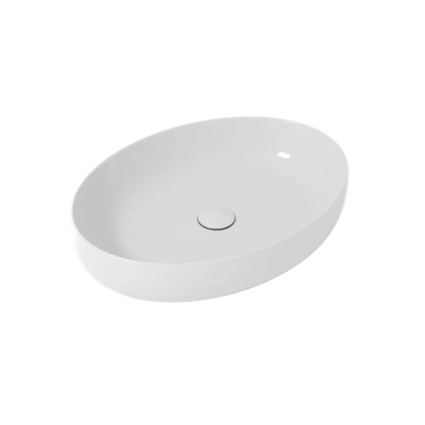 OLYMPIA Nadgradni Lavabo Metamorfosi 55x42 ovalni - Beli Sjaj