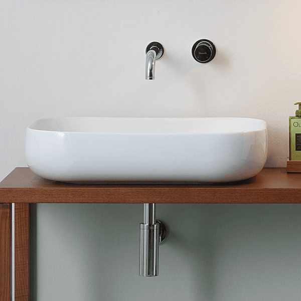 OLYMPIA Nadgradni Lavabo Metamorfosi 60x42 - Beli Sjaj