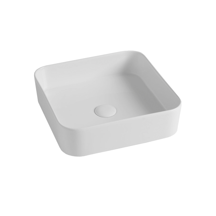 OLYMPIA Nadgradni Lavabo Smash 40x40 - Beli Sjaj OLYMPIA Nadgradni Lavabo Smash 40x40 - Beli Sjaj