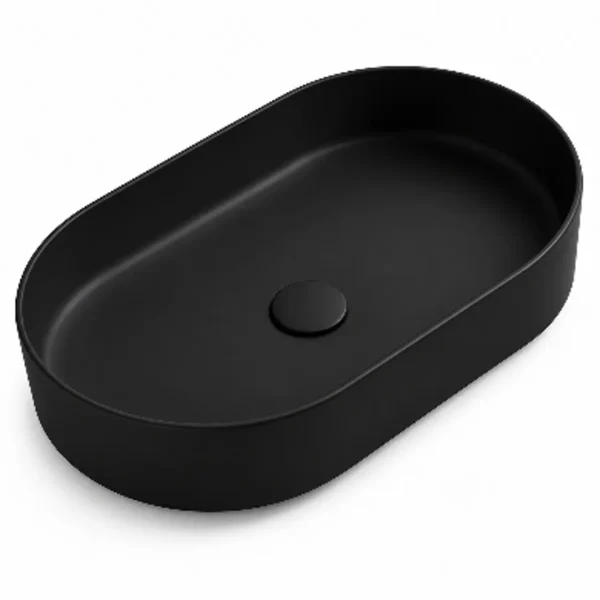 OLYMPIA Nadgradni Lavabo Smash 60x36 - Crni Mat