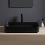 OLYMPIA Nadgradni Lavabo Smash 65x40 - Crni Mat OLYMPIA Nadgradni Lavabo Smash 65x40 - Crni Mat