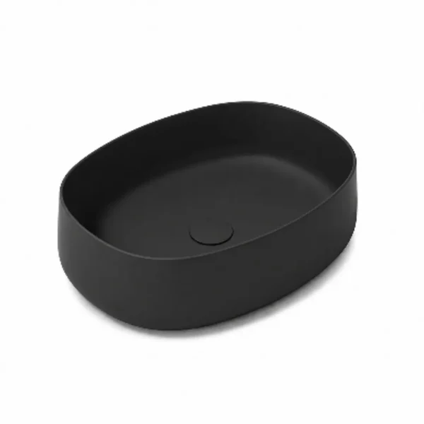 OLYMPIA Nadgradni Lavabo Wave 52x40 - Crni Mat