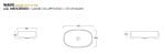 OLYMPIA Nadgradni Lavabo Wave 52x40 - Crni Mat