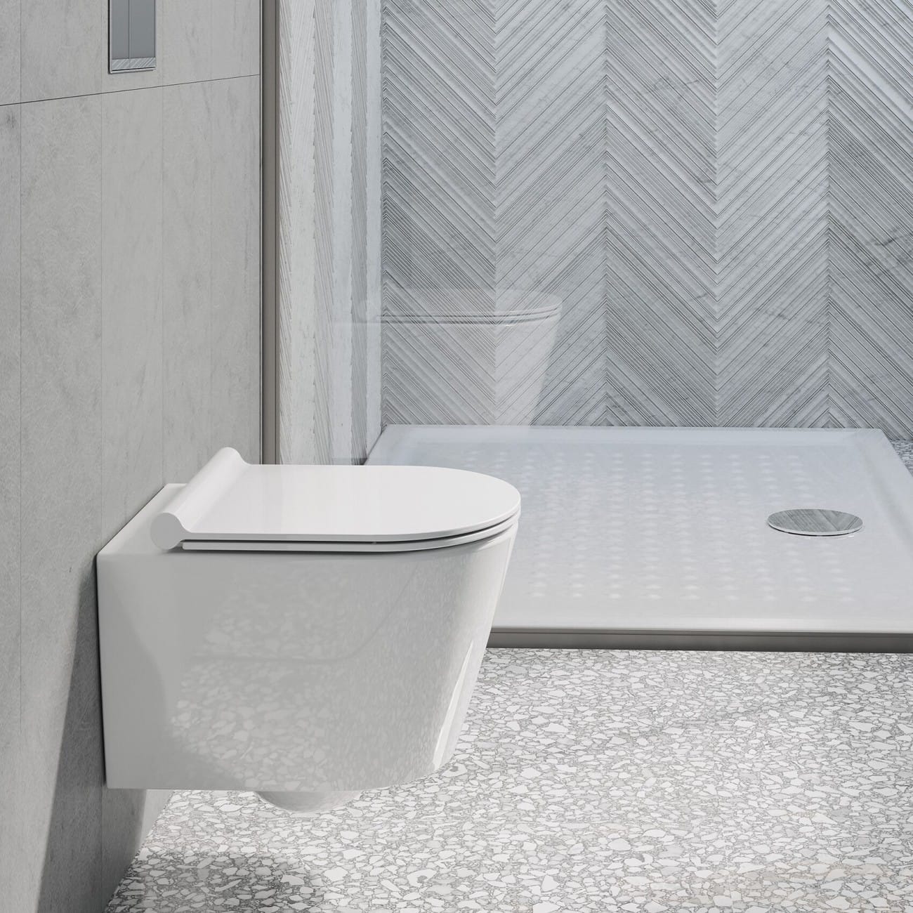 Catalano ZERO 46 konzolna WC šolja New Flush sa Soft Close daskom Catalano ZERO 46 konzolna WC šolja New Flush sa Soft Close daskom