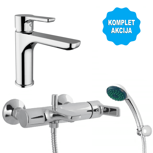 Baterija za kadu + baterija za lavabo GOODLIFE