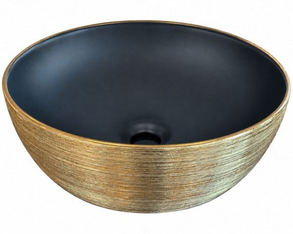 Nadgradni Lavabo COPEN fi 41 LINE Gold - Black